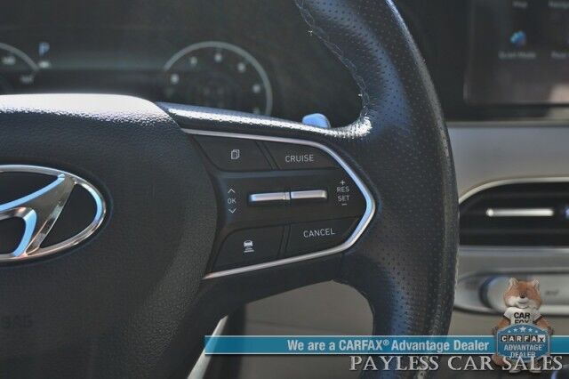 2022 Hyundai Palisade Calligraphy / AWD / Heated & Cooled Seats / Heated Steering / Sunroof / NAV / Harman Kardon / Adaptive Cruise / Lane Depart & Blind Spot / Rear Captain Chairs / 3rd Row / Seats 7 / Tow Pkg / Low Miles / 1-Owner Anchorage AK