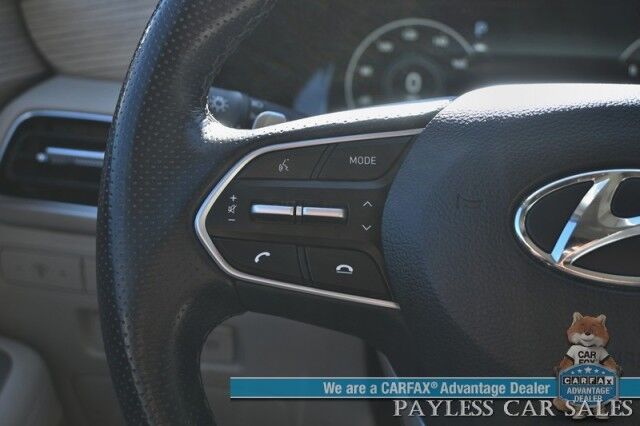 2022 Hyundai Palisade Calligraphy / AWD / Heated & Cooled Seats / Heated Steering / Sunroof / NAV / Harman Kardon / Adaptive Cruise / Lane Depart & Blind Spot / Rear Captain Chairs / 3rd Row / Seats 7 / Tow Pkg / Low Miles / 1-Owner Anchorage AK