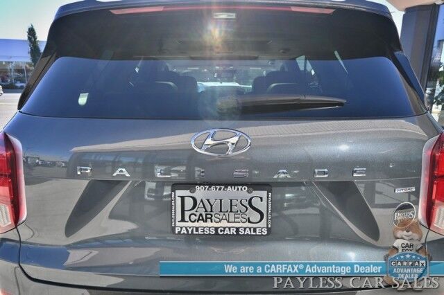 2022 Hyundai Palisade Calligraphy / AWD / Heated & Cooled Seats / Heated Steering / Sunroof / NAV / Harman Kardon / Adaptive Cruise / Lane Depart & Blind Spot / Rear Captain Chairs / 3rd Row / Seats 7 / Tow Pkg / Low Miles / 1-Owner Anchorage AK