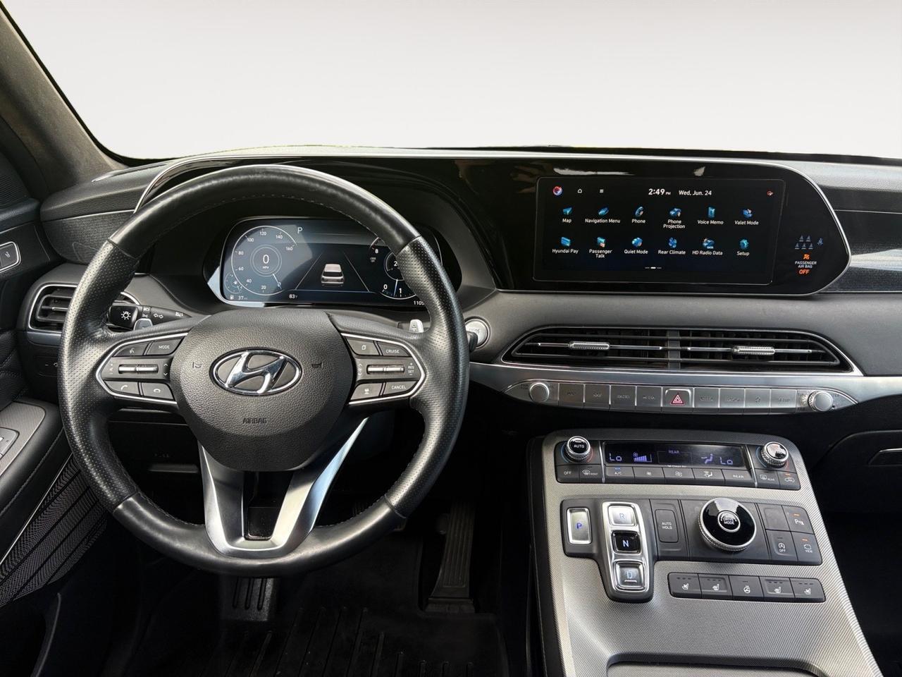2022 Hyundai Palisade Calligraphy, HEADS UP DISPLAY, PANO MOONROOF, PADDLE SHIFTERS, BLIND SPOT ALERT, FORWARED COLLISION ALERT, REAR QUIET MODE, DRIVER TALK INTERCOM, HEATED & COOLING FRONT & REAR SEATS, POWER 3RD ROW SEATING, POWER LIFTGATE, 1 OWNER, THIS SUV HAS IT ALL Virginia Beach VA