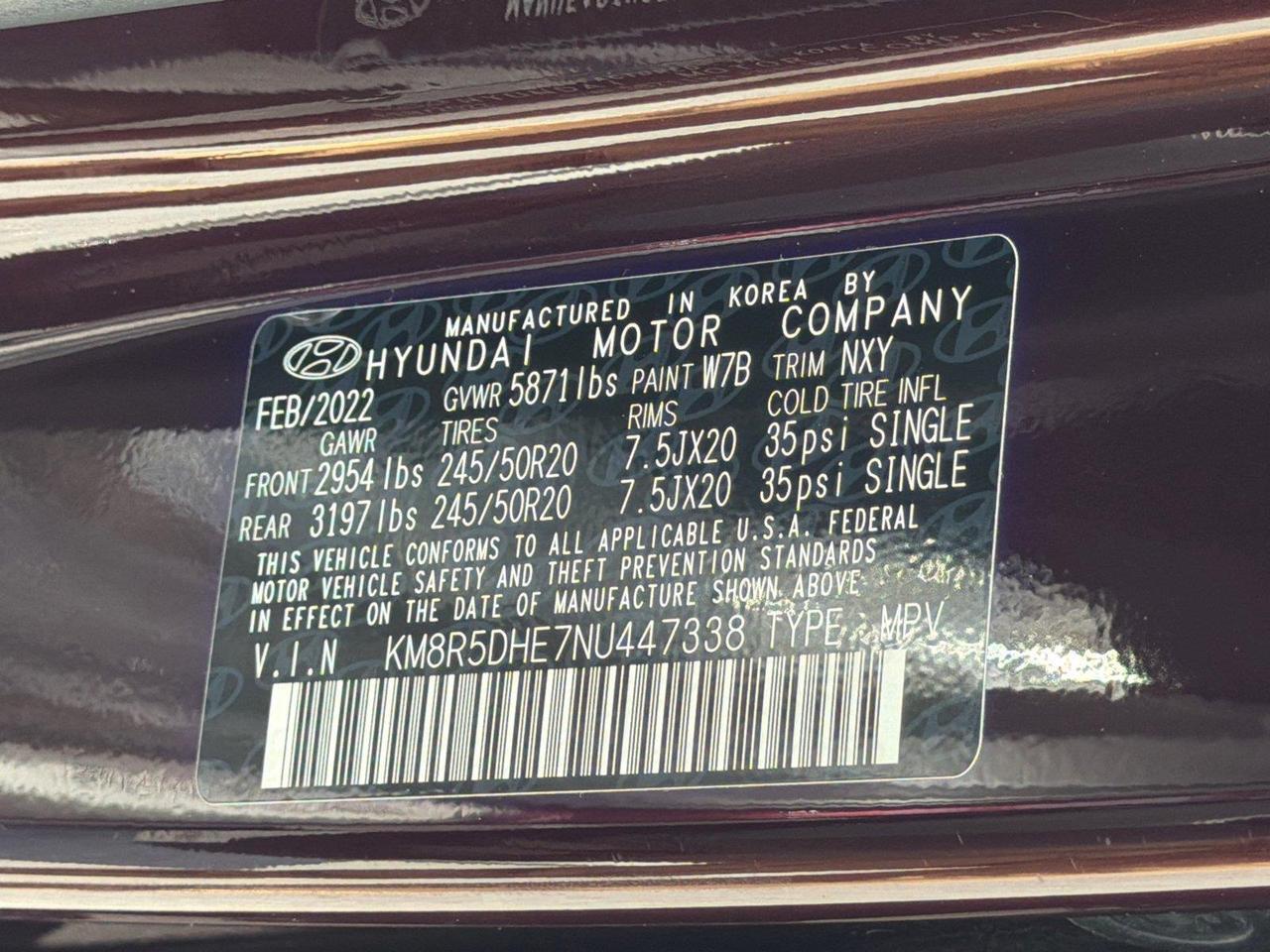 2022 Hyundai Palisade Limited Hagerstown MD