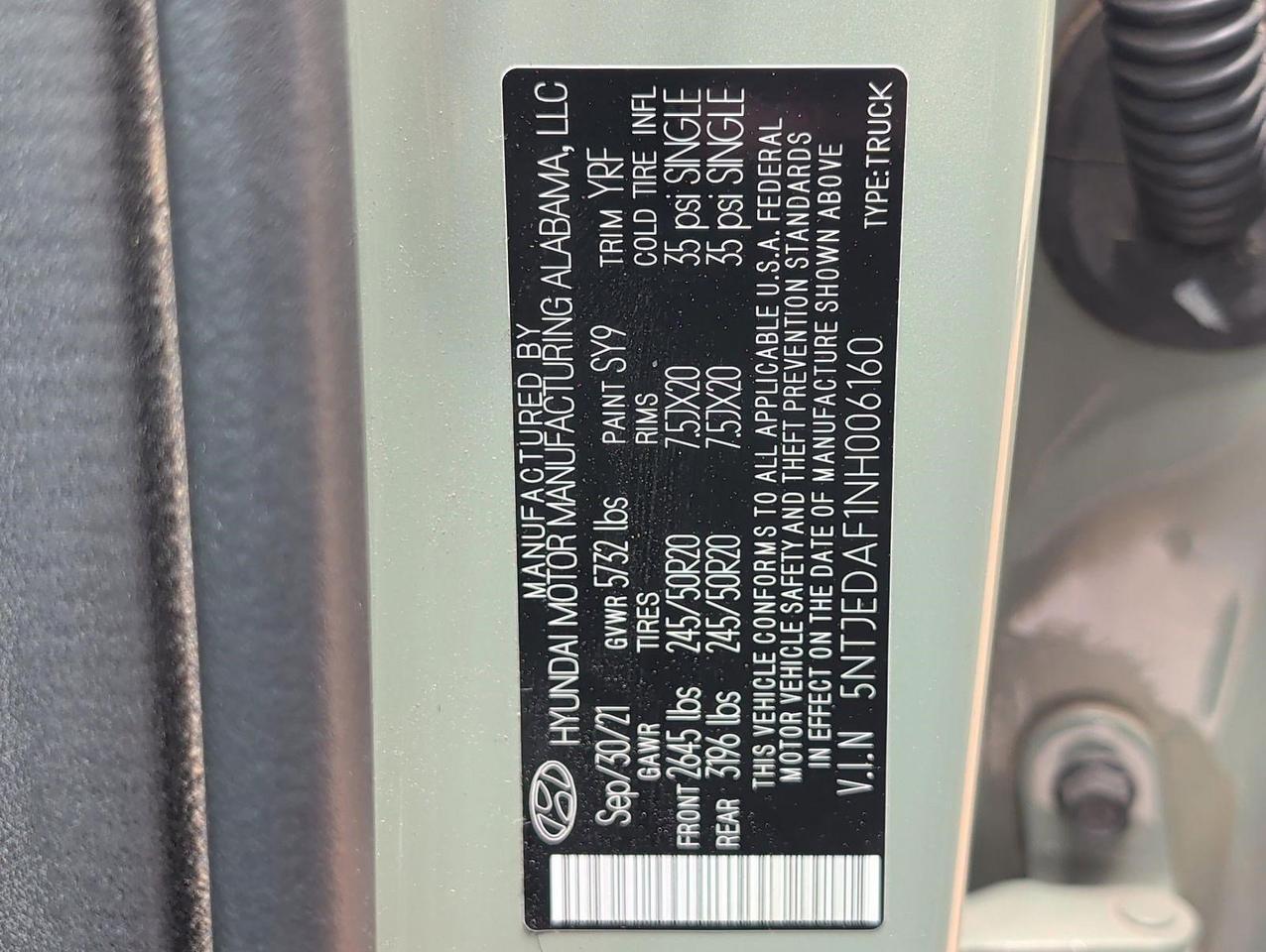 2022 Hyundai Santa Cruz Limited San Juan TX