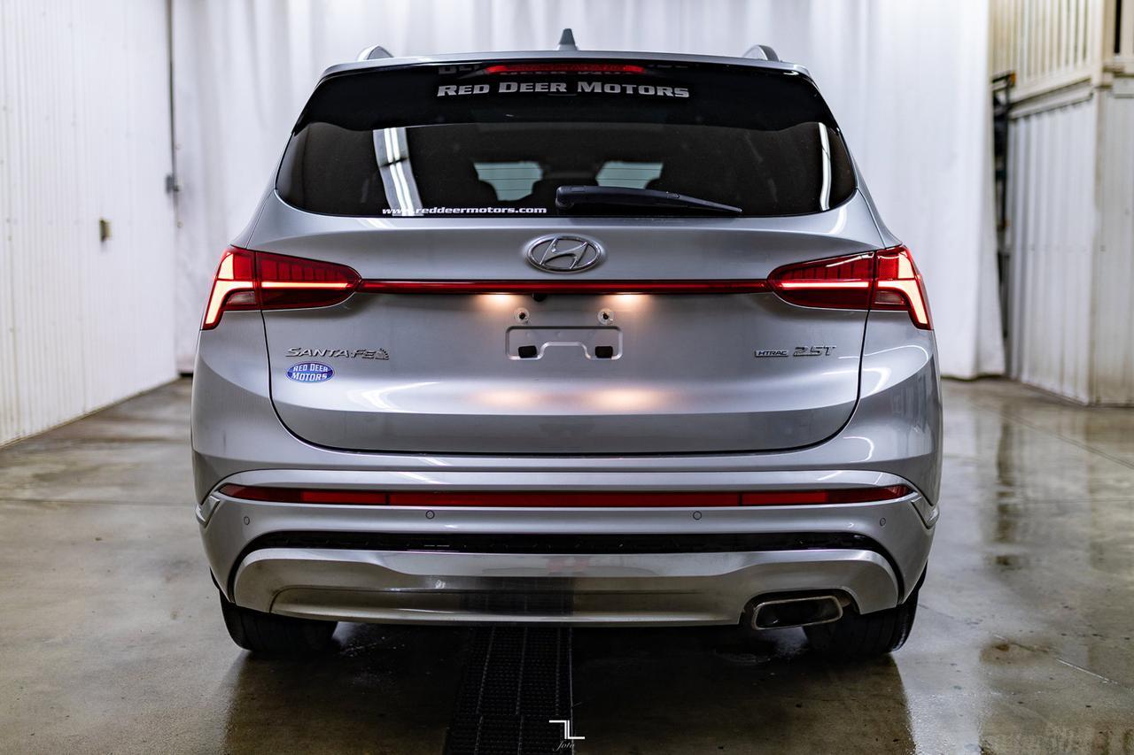 2022 Hyundai Santa Fe AWD Ultimate Calligraphy Leather Roof Nav BCam Red Deer AB