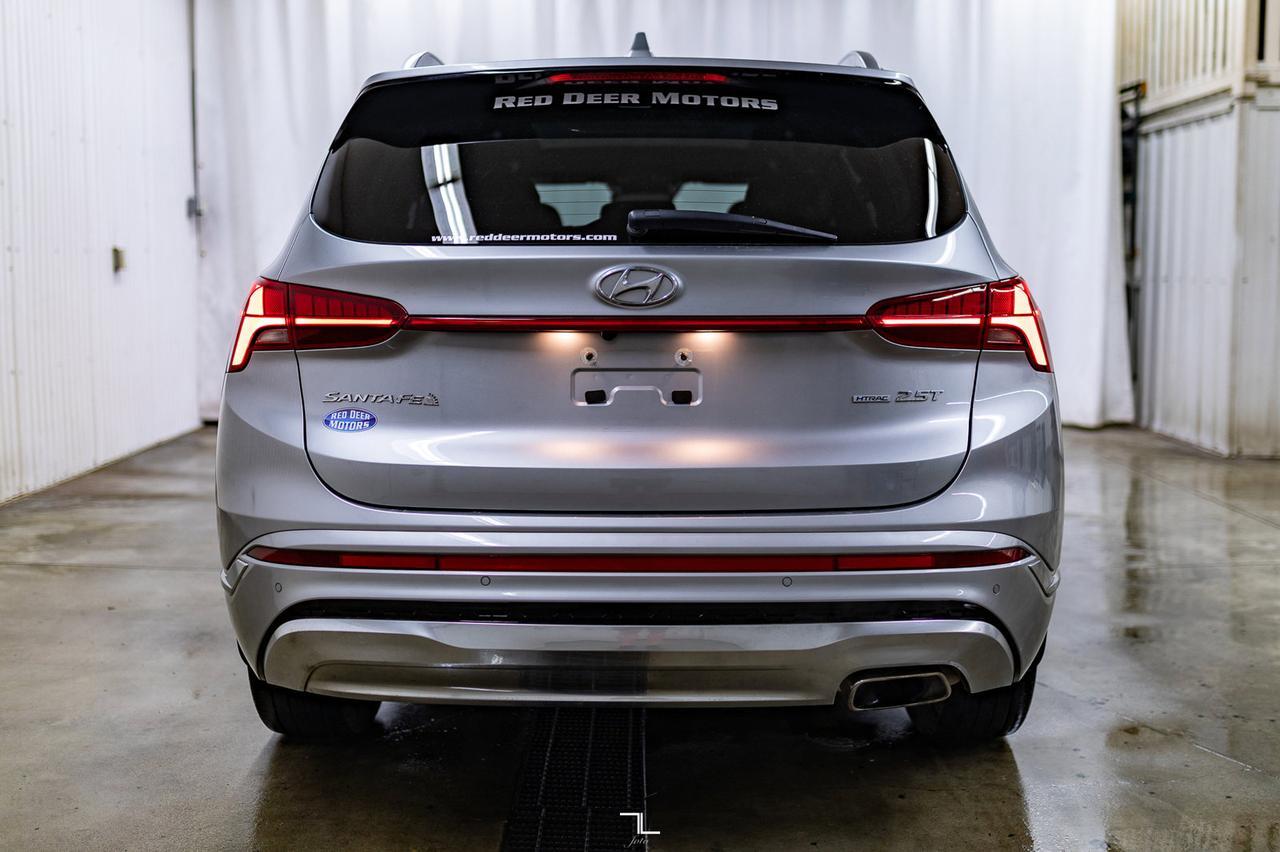 2022 Hyundai Santa Fe AWD Ultimate Calligraphy Leather Roof Nav BCam Red Deer AB
