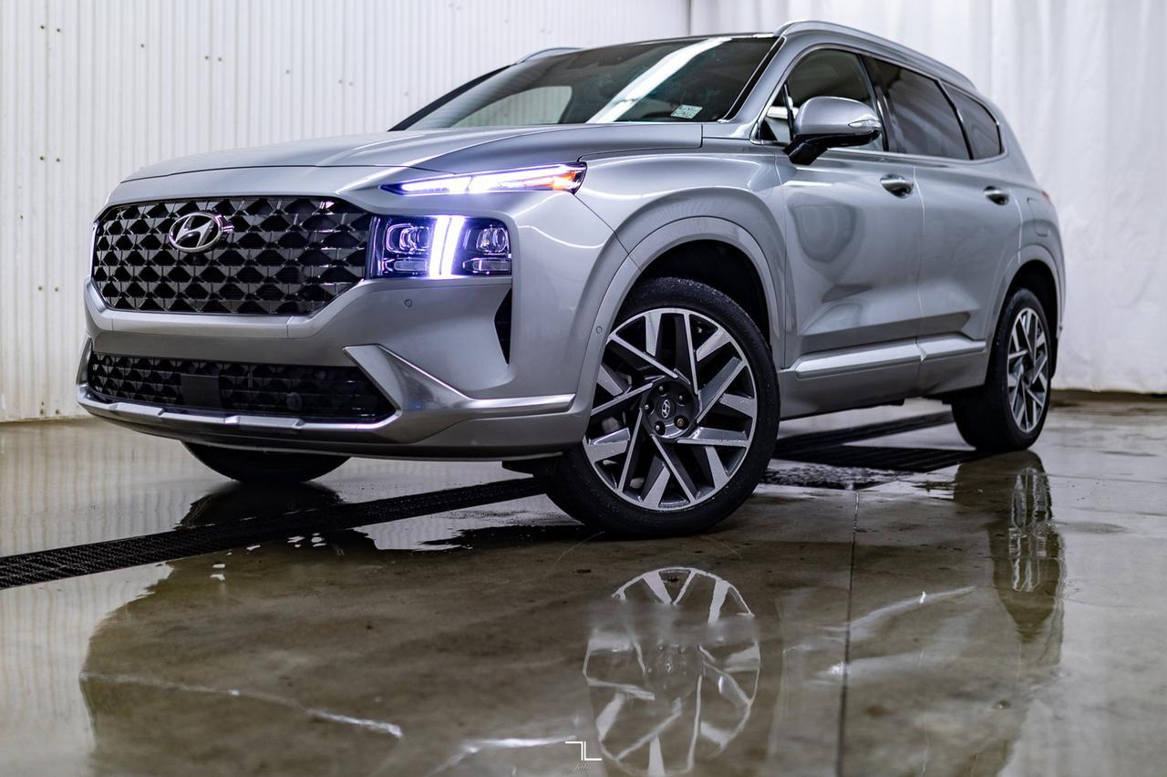 2022 Hyundai Santa Fe AWD Ultimate Calligraphy Leather Roof Nav BCam Red Deer AB