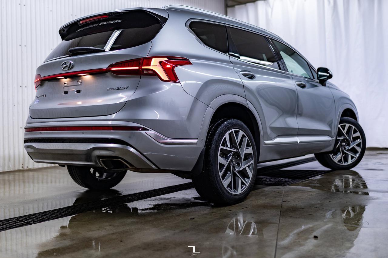 2022 Hyundai Santa Fe AWD Ultimate Calligraphy Leather Roof Nav BCam Red Deer AB