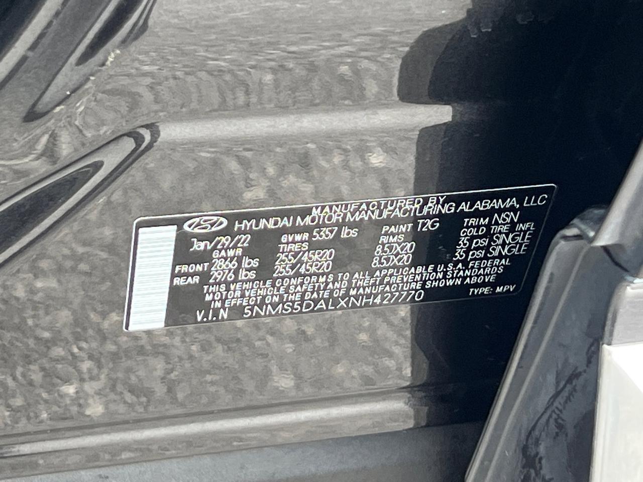 2022 Hyundai Santa Fe Calligraphy Hagerstown MD