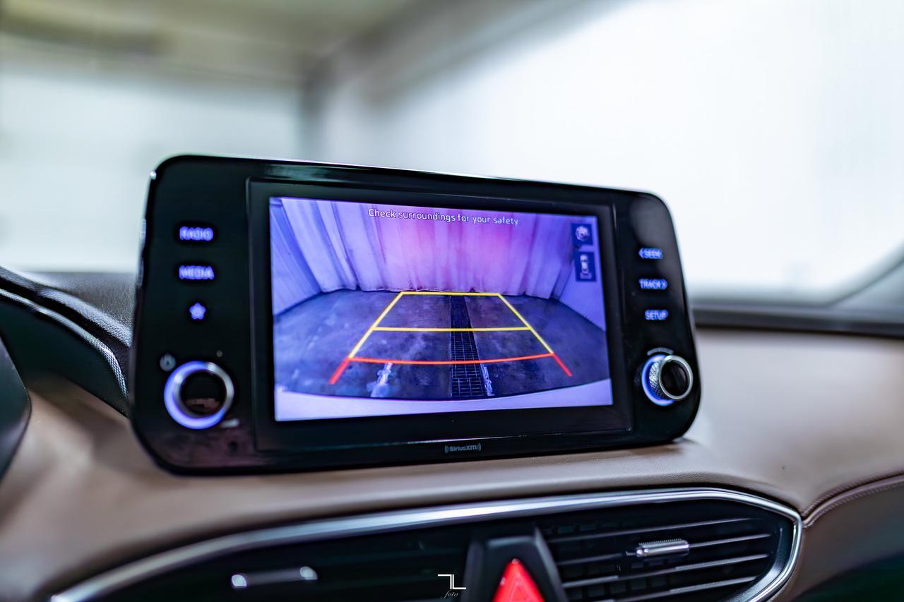 2022 Hyundai Santa Fe Hybrid AWD Luxury Leather Roof BCam Red Deer AB