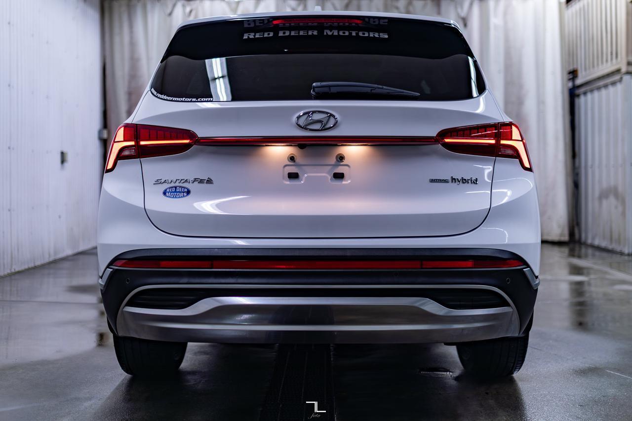 2022 Hyundai Santa Fe Hybrid AWD Luxury Leather Roof BCam Red Deer AB