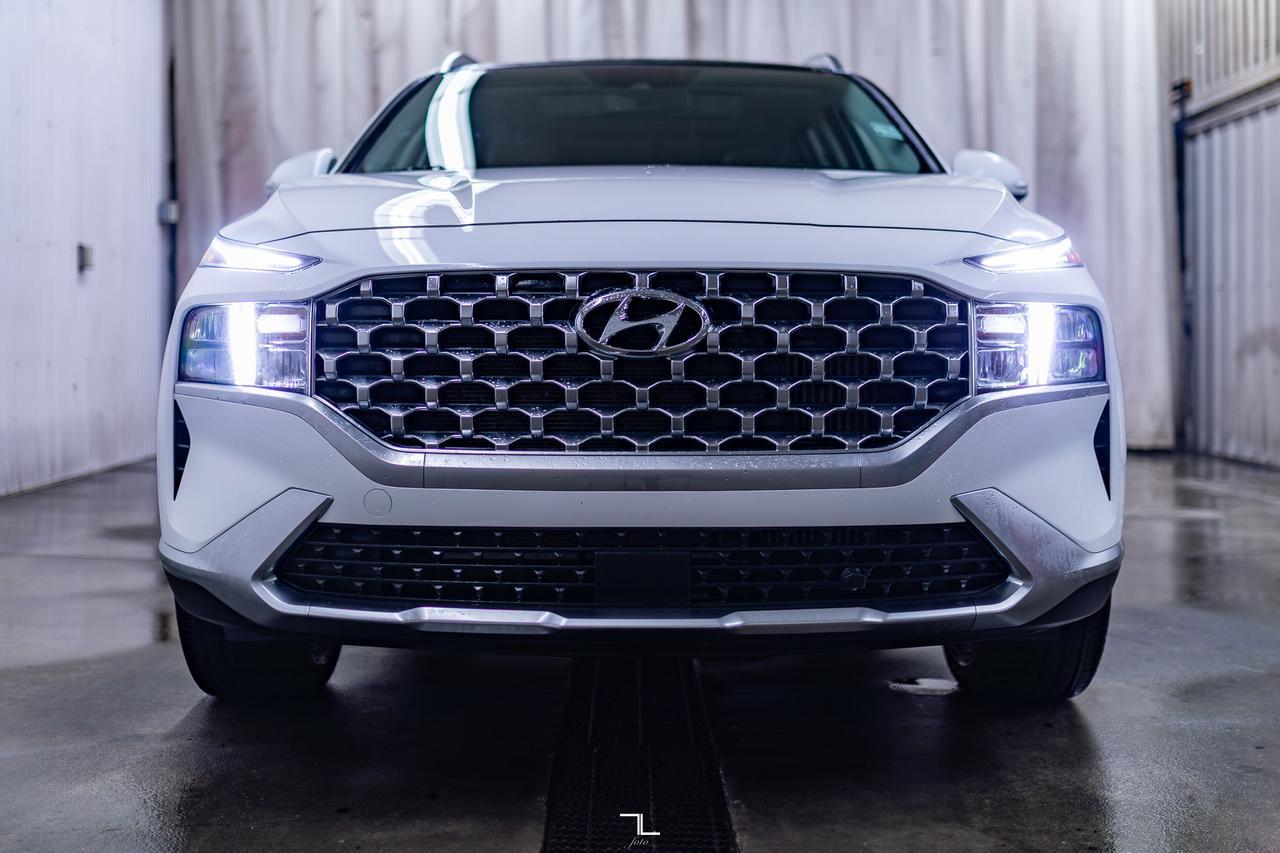 2022 Hyundai Santa Fe Hybrid AWD Luxury Leather Roof BCam Red Deer AB