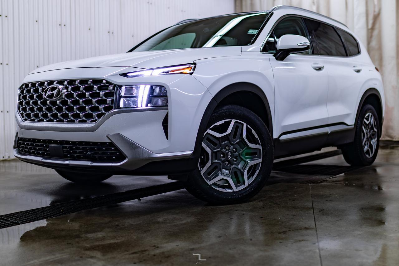 2022 Hyundai Santa Fe Hybrid AWD Luxury Leather Roof BCam Red Deer AB