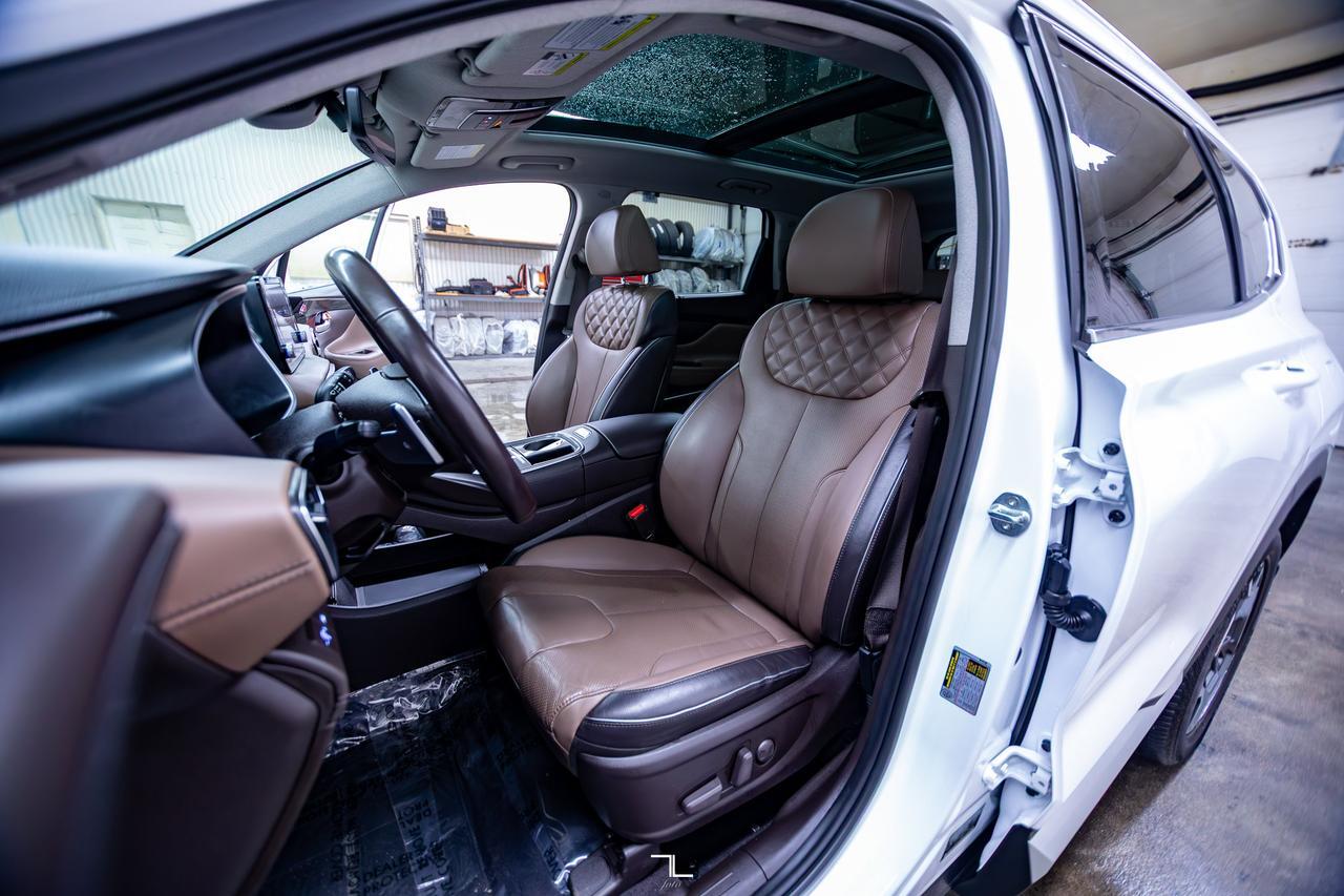 2022 Hyundai Santa Fe Hybrid AWD Luxury Leather Roof BCam Red Deer AB