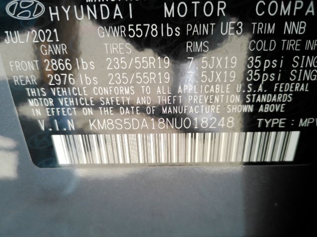 2022 Hyundai Santa Fe Hybrid Limited Plano TX