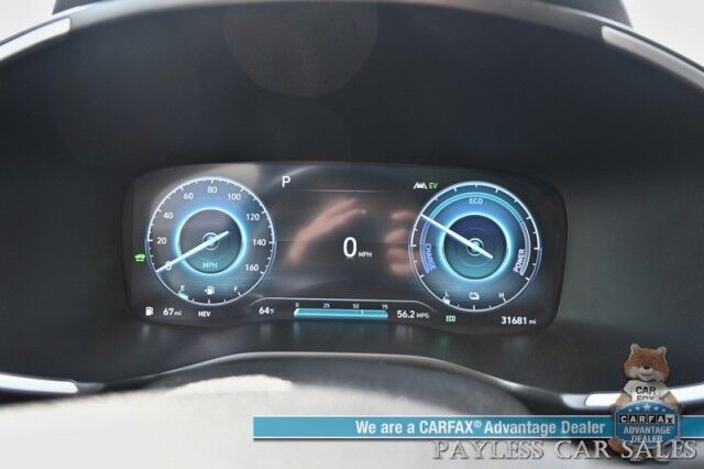 2022 Hyundai Santa Fe Limited / AWD / Plug-In Hybrid / Auto Start / Heated & Cooled Leather Seats / Heated Steering / Panoramic Sunroof / NAV / Harman Kardon / Lane Watch & Blind Spot / Apple CarPlay & Android Auto / 44 MPG / 360 Cam Anchorage AK
