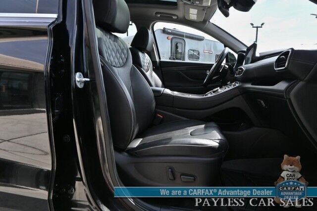 2022 Hyundai Santa Fe Limited / AWD / Plug-In Hybrid / Auto Start / Heated & Cooled Leather Seats / Heated Steering / Panoramic Sunroof / NAV / Harman Kardon / Lane Watch & Blind Spot / Apple CarPlay & Android Auto / 44 MPG / 360 Cam Anchorage AK