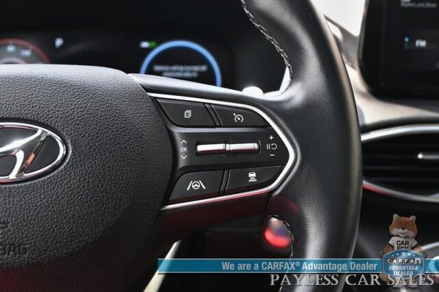 2022 Hyundai Santa Fe Limited / AWD / Plug-In Hybrid / Auto Start / Heated & Cooled Leather Seats / Heated Steering / Panoramic Sunroof / NAV / Harman Kardon / Lane Watch & Blind Spot / Apple CarPlay & Android Auto / 44 MPG / 360 Cam Anchorage AK