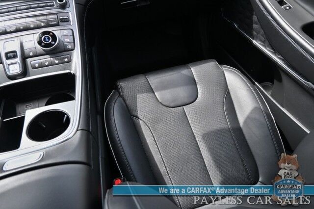 2022 Hyundai Santa Fe Limited / AWD / Plug-In Hybrid / Auto Start / Heated & Cooled Leather Seats / Heated Steering / Panoramic Sunroof / NAV / Harman Kardon / Lane Watch & Blind Spot / Apple CarPlay & Android Auto / 44 MPG / 360 Cam Anchorage AK