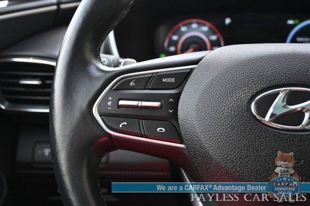 2022 Hyundai Santa Fe Limited / AWD / Plug-In Hybrid / Auto Start / Heated & Cooled Leather Seats / Heated Steering / Panoramic Sunroof / NAV / Harman Kardon / Lane Watch & Blind Spot / Apple CarPlay & Android Auto / 44 MPG / 360 Cam Anchorage AK