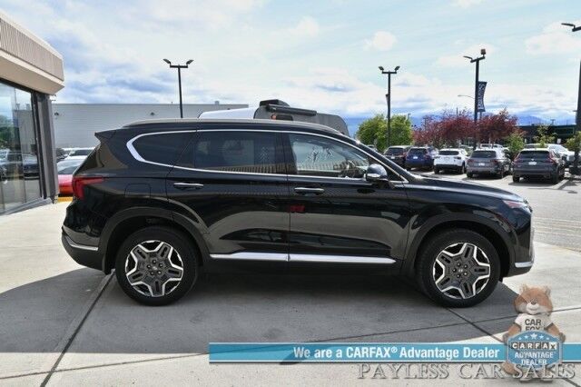 2022 Hyundai Santa Fe Limited / AWD / Plug-In Hybrid / Auto Start / Heated & Cooled Leather Seats / Heated Steering / Panoramic Sunroof / NAV / Harman Kardon / Lane Watch & Blind Spot / Apple CarPlay & Android Auto / 44 MPG / 360 Cam Anchorage AK