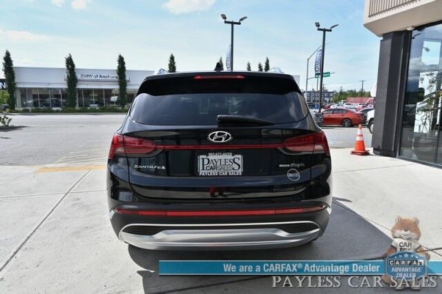 2022 Hyundai Santa Fe Limited / AWD / Plug-In Hybrid / Auto Start / Heated & Cooled Leather Seats / Heated Steering / Panoramic Sunroof / NAV / Harman Kardon / Lane Watch & Blind Spot / Apple CarPlay & Android Auto / 44 MPG / 360 Cam Anchorage AK