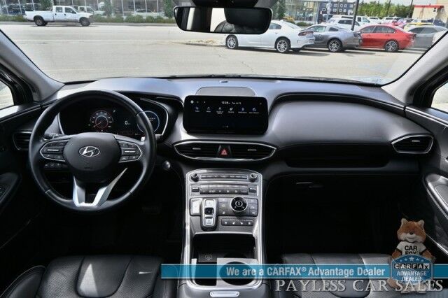 2022 Hyundai Santa Fe Limited / AWD / Plug-In Hybrid / Auto Start / Heated & Cooled Leather Seats / Heated Steering / Panoramic Sunroof / NAV / Harman Kardon / Lane Watch & Blind Spot / Apple CarPlay & Android Auto / 44 MPG / 360 Cam Anchorage AK