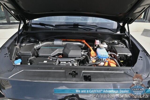 2022 Hyundai Santa Fe Limited / AWD / Plug-In Hybrid / Auto Start / Heated & Cooled Leather Seats / Heated Steering / Panoramic Sunroof / NAV / Harman Kardon / Lane Watch & Blind Spot / Apple CarPlay & Android Auto / 44 MPG / 360 Cam Anchorage AK