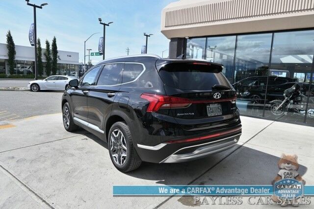 2022 Hyundai Santa Fe Limited / AWD / Plug-In Hybrid / Auto Start / Heated & Cooled Leather Seats / Heated Steering / Panoramic Sunroof / NAV / Harman Kardon / Lane Watch & Blind Spot / Apple CarPlay & Android Auto / 44 MPG / 360 Cam Anchorage AK