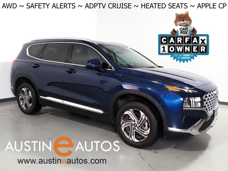 2022 Hyundai Santa Fe SEL AWD *ADAPTIVE CRUISE, SAFETY ALERTS, BACKUP-CAMERA, COLOR TOUCHSCREEN, HEATED SEATS, KEYLESS ENRTY, LED HEADLIGHTS, WIRELESS CHARGING, ANDROID & APPLE
