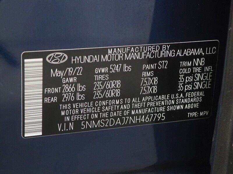 2022 Hyundai Santa Fe SEL AWD *ADAPTIVE CRUISE, SAFETY ALERTS, BACKUP-CAMERA, COLOR TOUCHSCREEN, HEATED SEATS, KEYLESS ENRTY, LED HEADLIGHTS, WIRELESS CHARGING, ANDROID & APPLE Round Rock TX