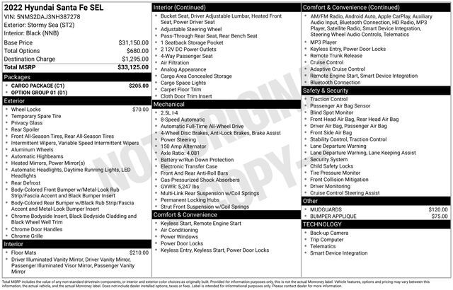 2022 Hyundai Santa Fe SEL Raleigh NC