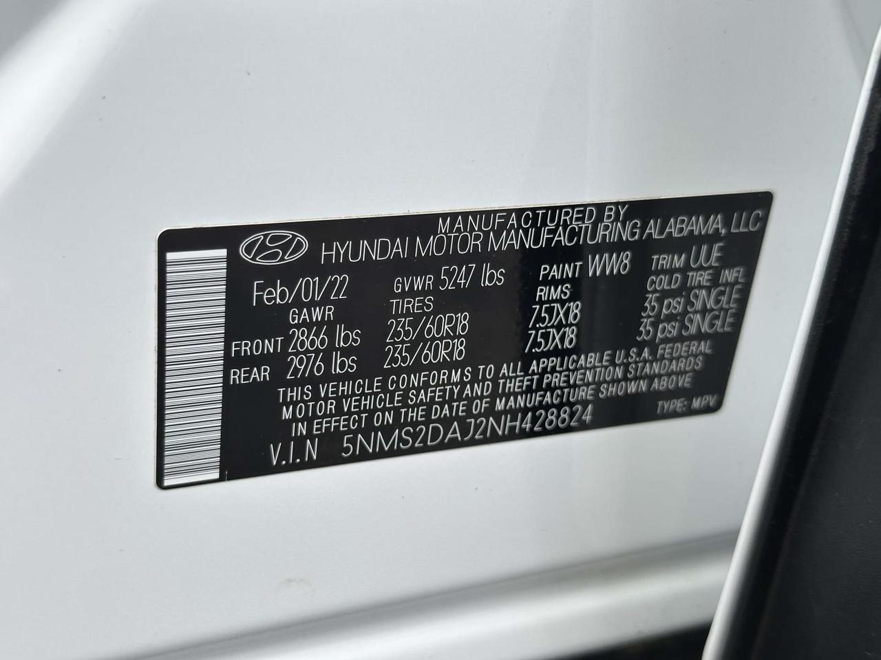 2022 Hyundai Santa Fe SEL Alexandria VA