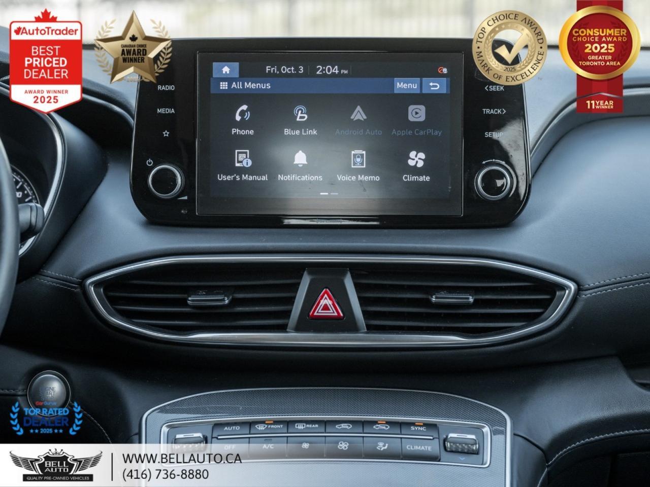 2022 Hyundai Santa Fe Urban | B.CAM | AWD | HTD & PWR LTHR | B.SPOT | NOACCIDENT Toronto ON