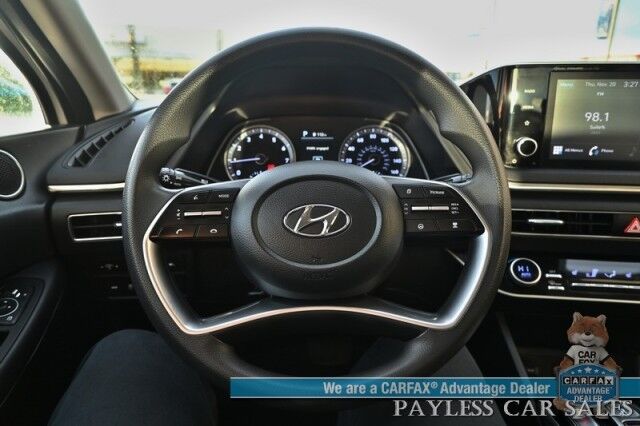 2022 Hyundai Sonata SEL / Auto Start / Power & Heated Cloth Seats / Adaptive Cruise Control & Blind Spot Alert / Lane Keep Assist & Forward Collision Alert / Apple CarPlay & Android Auto / Keyless Entry & Start / Back Up Camera Anchorage AK 2022 Hyundai Sonata SEL / Auto Start / Power & Heated Cloth Seats / Adaptive Cruise Control & Blind Spot Alert / Lane Keep Assist & Forward Collision Alert / Apple CarPlay & Android Auto / Keyless Entry & Start / Back Up Camera Anchorage AK