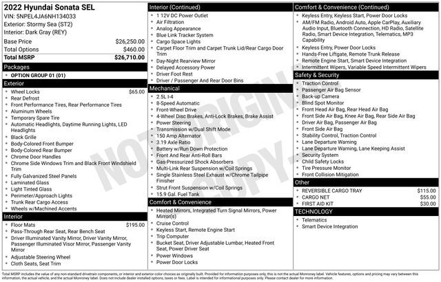 2022 Hyundai Sonata SEL Raleigh NC