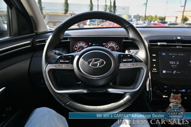 2022 Hyundai Tucson SEL / AWD / Convenience & Premium Pkg / Auto Start / Power Heated & Cooled Leather Seats / Heated Steering Wheel / Sunroof / Bose Speakers / Adaptive Cruise / Lane Depart & Blind Spot / 1-Owner Anchorage AK