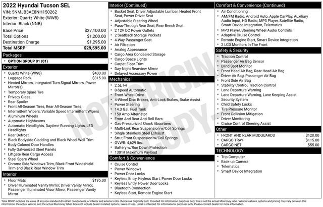 2022 Hyundai Tucson SEL Raleigh NC