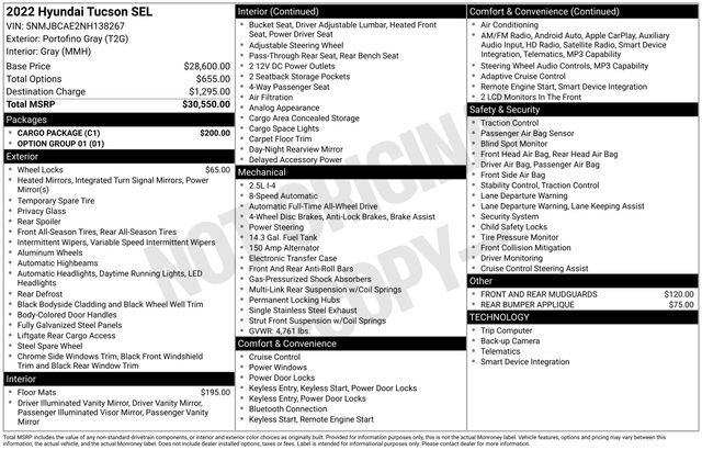 2022 Hyundai Tucson SEL Raleigh NC