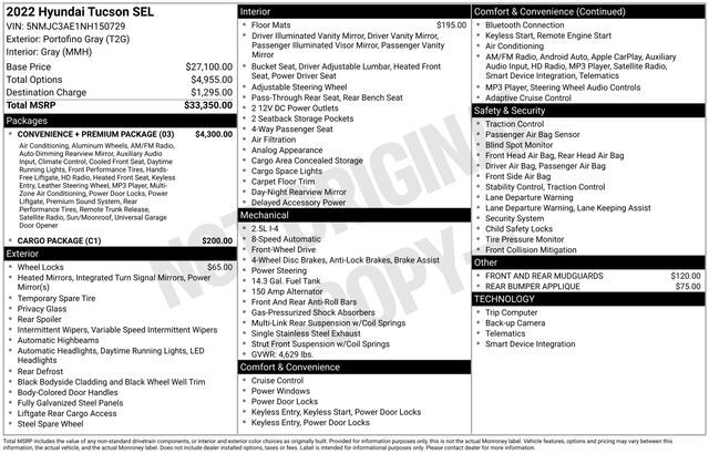 2022 Hyundai Tucson SEL Raleigh NC
