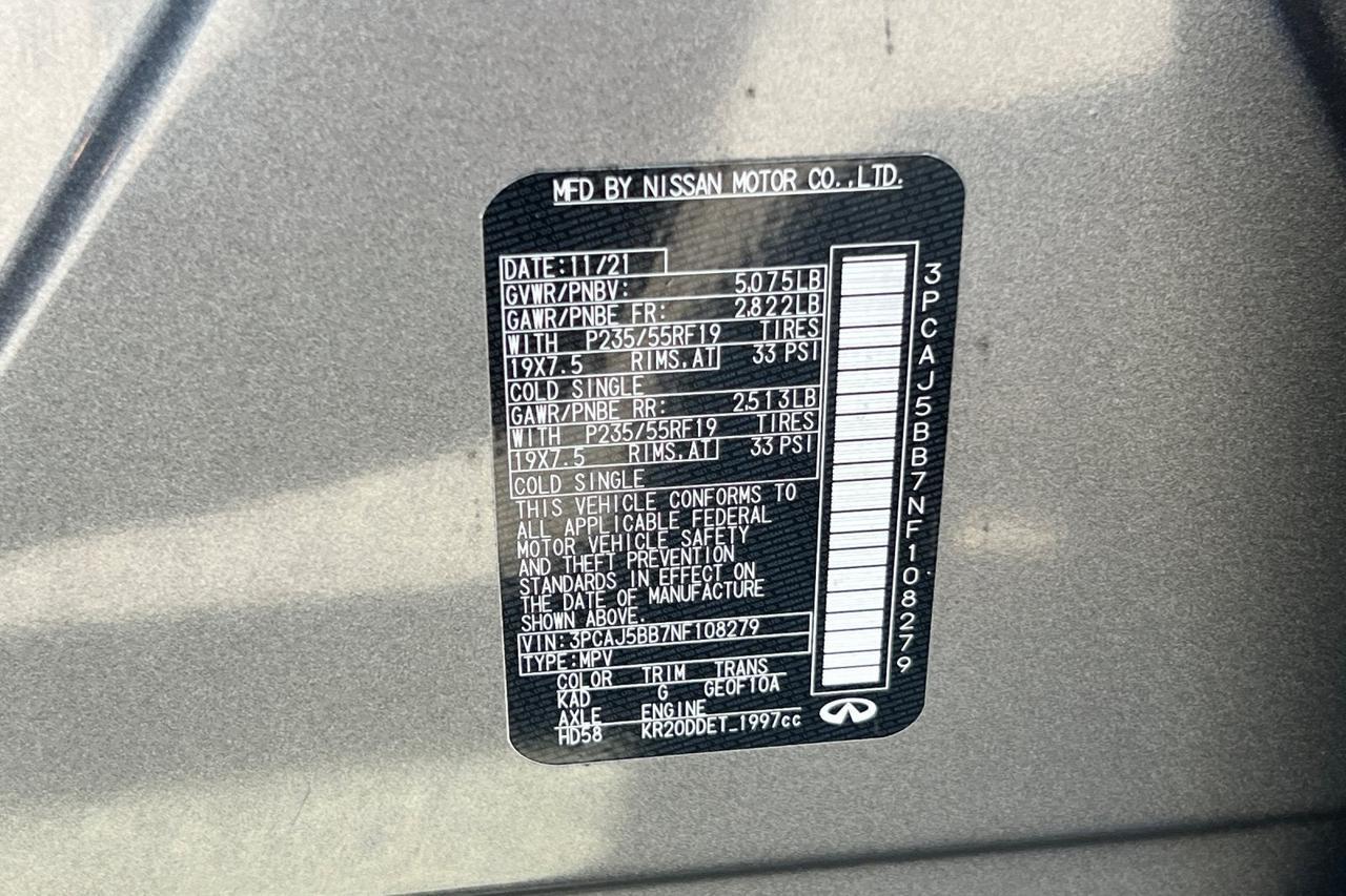 2022 INFINITI QX50 LUXE Roseville CA