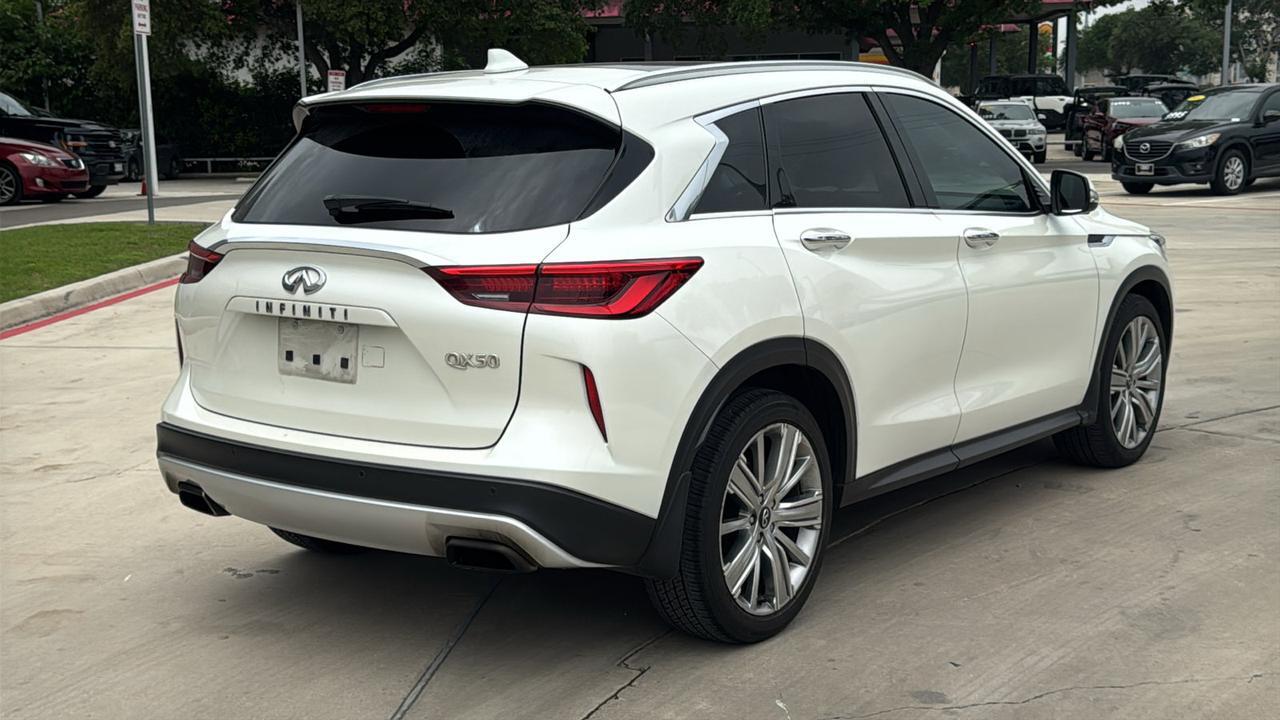 2022 INFINITI QX50 SENSORY  Selma TX