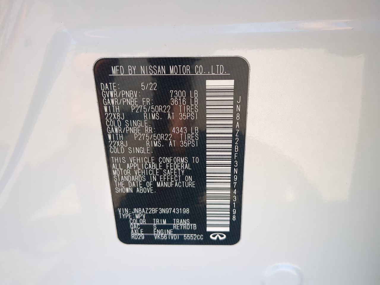 2022 INFINITI QX80 SENSORY Winder GA