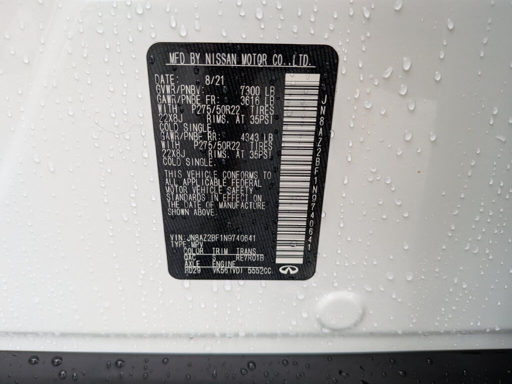 2022 INFINITI QX80 Sensory San Clemente CA