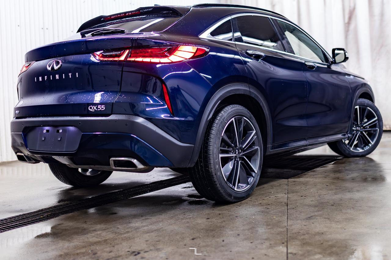 2022 Infiniti QX55 AWD Essential Leather Roof Nav BCam Red Deer AB
