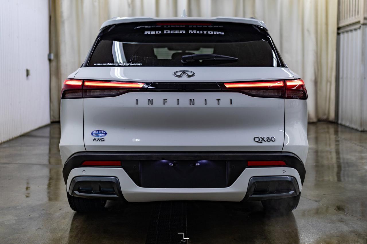 2022 Infiniti QX60 AWD Luxe Leather Roof Nav BCam Red Deer AB