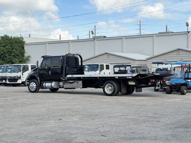 2022 International MV607 Extended Cab Jerr-Dan 22' Rollback Sharkbed Car Carrier Wrecker Truck