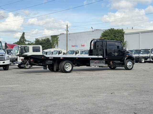 2022 International MV607 Extended Cab Jerr-Dan 22' Rollback Sharkbed Car Carrier Wrecker Truck