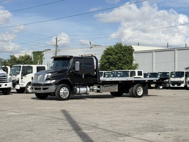 2022 International MV607 Extended Cab Jerr-Dan 22' Rollback Sharkbed Car Carrier Wrecker Truck Miami FL
