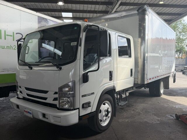 2022 Isuzu NPR-HD Crew Cab GAS 16' Dry Box Truck with 2,200 lbs. Lift Gate