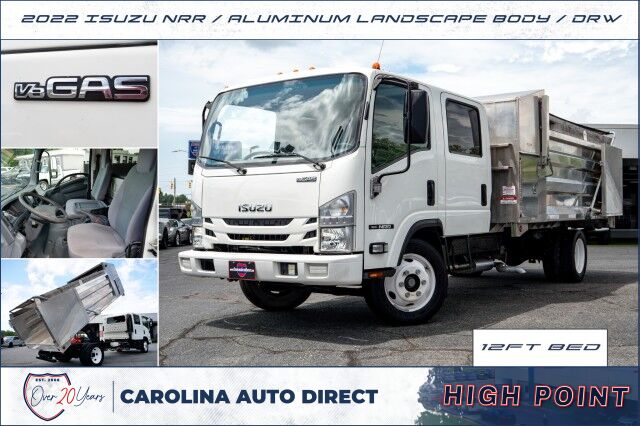 2022 Isuzu NRR / Aluminum Landscape Body / DRW / V8 Gas / 12FT Bed!
