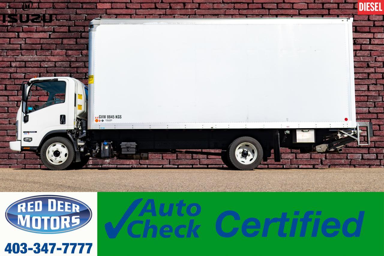 2022 Isuzu NRR 20 Ft. Box Cube Van Power Liftgate Diesel Red Deer AB